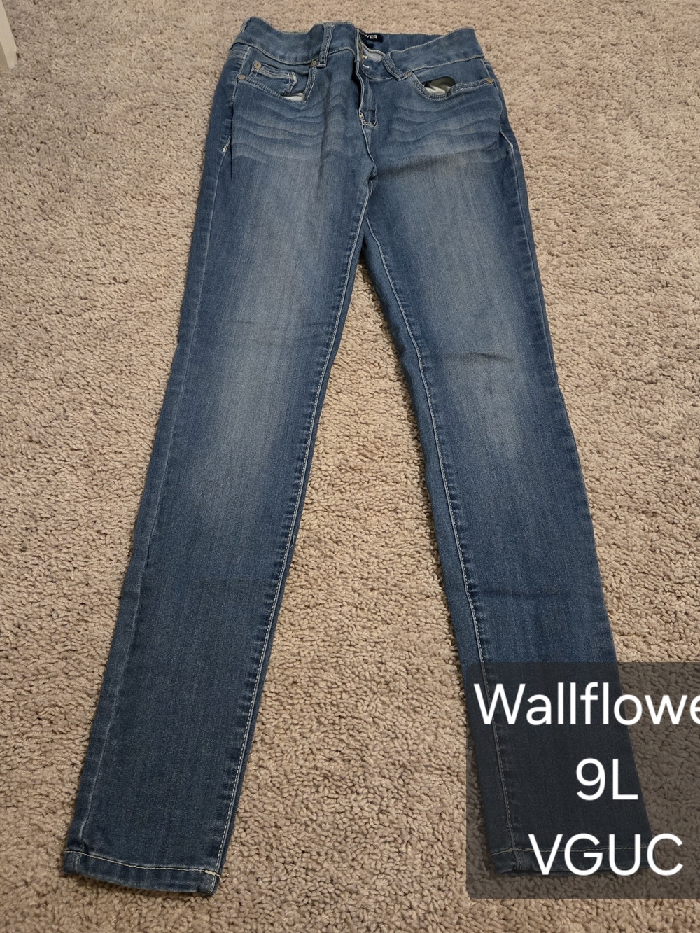 Wallflower Medium Blue Skinny Jeans